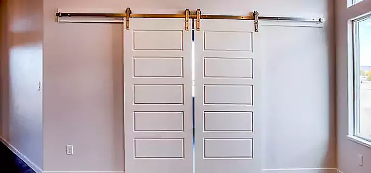 Glass Barn Door with Installation Hardware Kit Plymouth